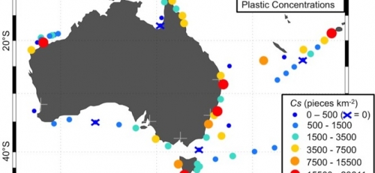 Australian waters polluted by harmful tiny plastics