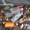 Plastic Trash on Port Melbourne Beaches