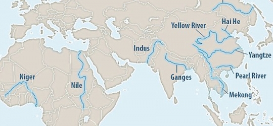 Trash rivers: these 10 rivers are responsible for most plastic that flows out to the seas